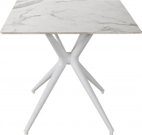 Стол обеденный JET CERAMIC квадратный 80*80 (Термопластичный полимер, Белый)