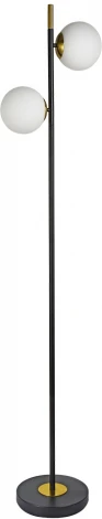 Торшер Arte Lamp Alcor A2224PN-2BK (220V, выключатель, шарики)