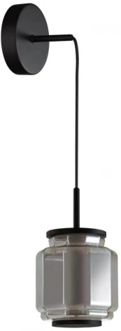 Подвесной светильник Odeon Light Jam 5408/5L черный/дымчатый/металл/стекло/акрил LED 5W 3000K 304Лм (220V, на проводе, круглые)