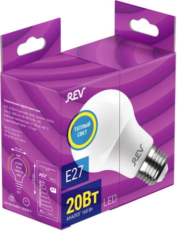 Лампочка светодиодная REV 32404 1