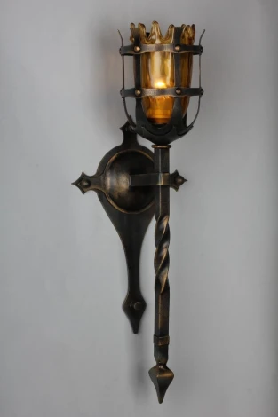 Бра Aployt Simona APL.500.01.01 (220V, под старину, факел)