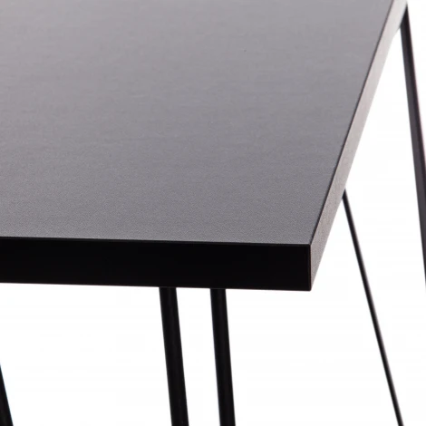 Стол STAR ЛДСП/металл, 110х70х75 см, черный топ/черные ножки Tetchair 19239