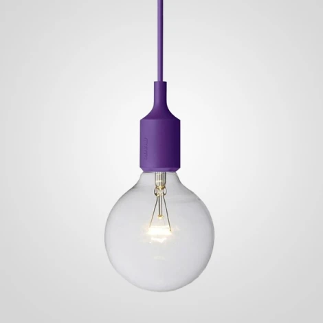 Подвесной светильник Muuto E27 Violet ImperiumLoft 40,036 (186767-22) (220V, на проводе)