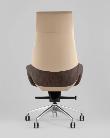 Кресло руководителя TopChairs Reign бежевый арт.УТ000039415