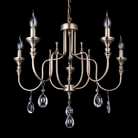 Подвесная люстра Citilux Рига CL437153 (220V, на цепи, подсвечник, свеча)