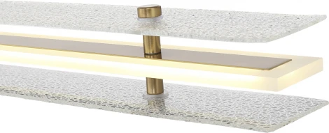 Подвесной светильник ST Luce Fagy SL6245.223.01 золотистый/Прозрачный LED 1*30W 4000K (220V, на проводе)