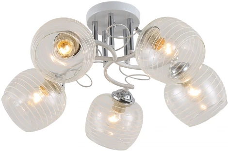 Потолочная люстра на штанге Rivoli Estefany 9131-305 (220V, круглые)