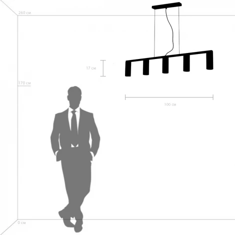 Подвесная люстра Roma 718057 (220V, на тросе, круглые)
