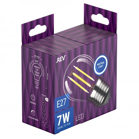 Лампочка светодиодная филаментная REV 32485 0