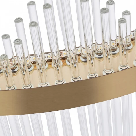 Подвесная люстра Arte Milano Venezia 311033/D500 BS (регулировка яркости, LED, 220V, хрусталь, пульт управления, на тросе, круглые)