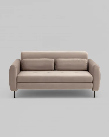 Диван-кровать Stool Group прямой Барнаби велюр серый арт.УТ000040005