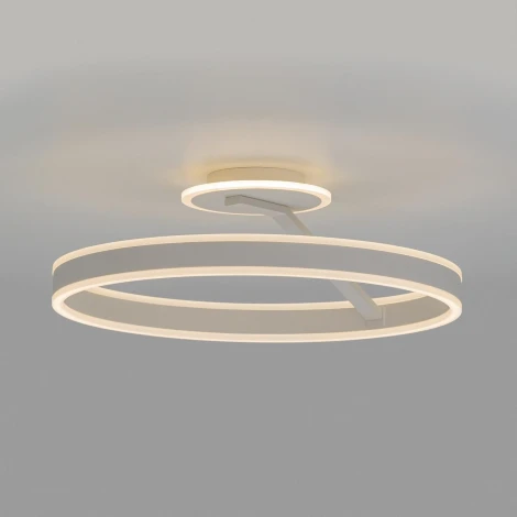 Потолочная люстра на штанге светодиодная с пультом Citilux Дуэт CL719750 (кольцо)