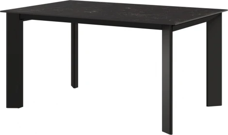 Стол Top Concept раскладной Dogma (110+40), керамика черная