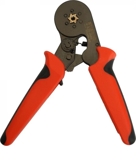 Кримпер для обжима штыревых втулочных наконечников 6 сегментов Stekker 49612