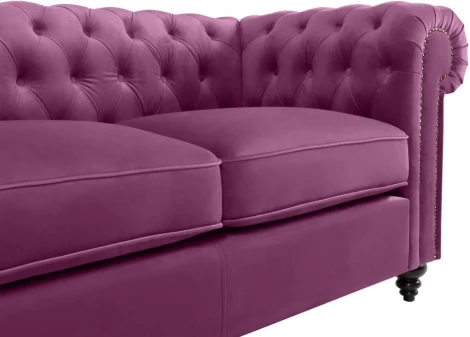 Диван Chester Classic ОГОГО (арт.344538), (Ткань/Сиреневый)