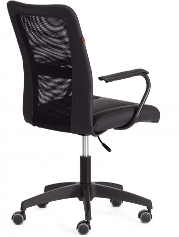 Компьютерное кресло игровое Tetchair STAFF (Исскуственая кожа,Ткань/Черный)