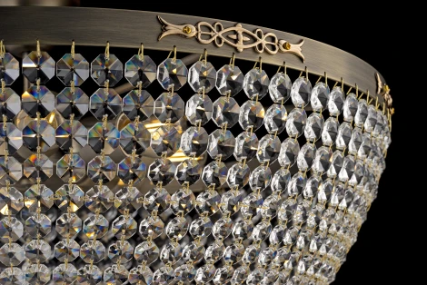 Потолочная люстра буше Arti Lampadari Pera E 1.3.60.100 MA (220V, хрусталь)