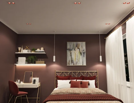 Встраиваемый точечный светильник Denkirs DK3021 DK3072-WH+RD