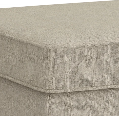 БЕНОН Пуф тканевый, бежевый D1 furniture арт.AAA41702003