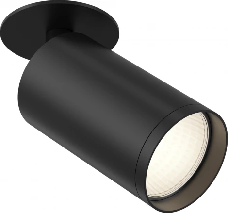 Встраиваемый светильник FOCUS S GU10 1x10Вт Maytoni Technical C049CL-U-1B (220V, круглые)