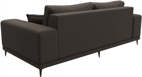 Диван прямой Льюес (Коричневый/Рогожка) Лига Диванов арт.122672