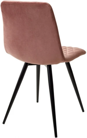 Стул CHILLI-X РОЗОВЫЙ #15, велюр / черный каркас М-City