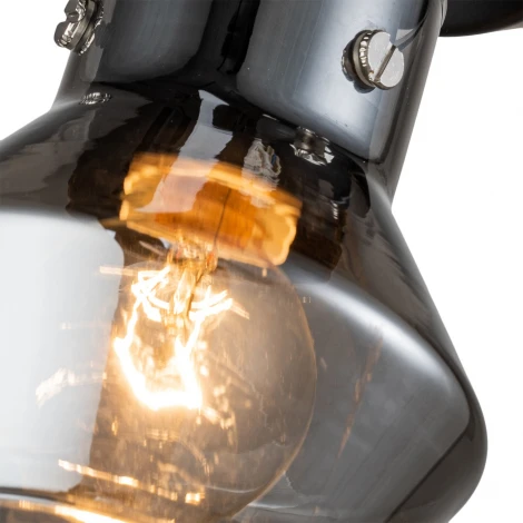 Спот Escada Carlo 593/1A 1x40Вт E14, металл, чёрный/хром