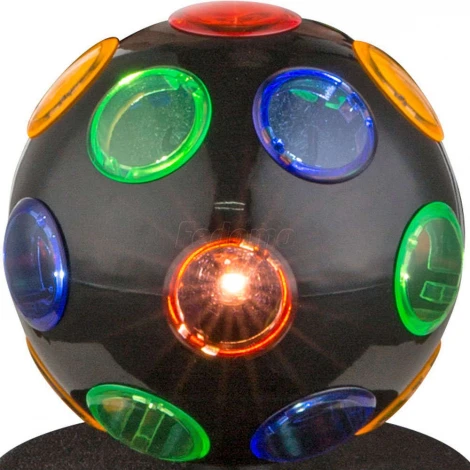 Интерьерная настольная лампа Globo Disco 28017 (для детской, LED, выключатель, шар)