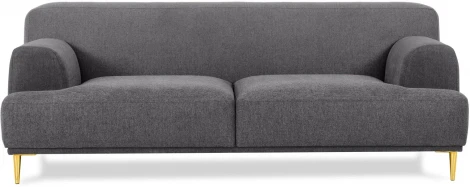 Диван Portofino 2-х местный ОГОГО (арт.753136), (Велюр/Серый)