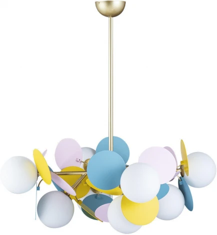 Подвесная люстра Loft IT Matisse 10008/8 mult (для детской, 220V, на тросе, шарики)