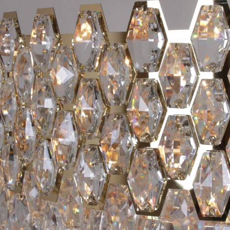 Подвесная люстра хрустальная Reluce 00995-0.4-800 MX GD c