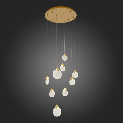 Подвесной светильник ST Luce Montecelio SL6104.203.09 (LED, 220V, хрусталь, на проводе)