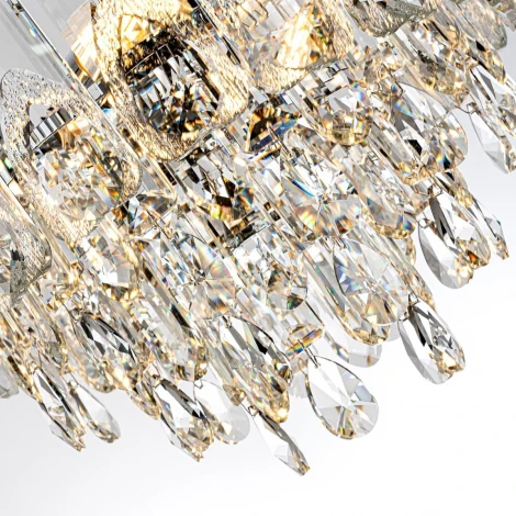Подвесная люстра хрустальная Modelux MODELUX ML.7220.400 CR