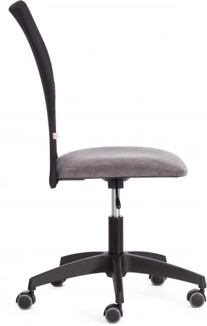 Компьютерное кресло игровое Tetchair START (Флок,Ткань/Серый,Черный) 20539