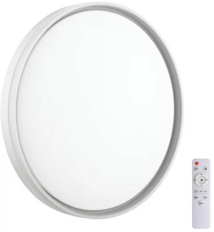 Настенно-потолочный светильник Savi 7631/DL (регулировка яркости, LED, 220V, пульт управления, круглые, IP43)