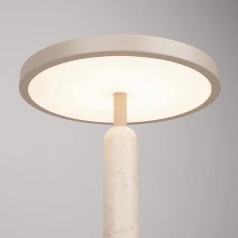 Настольная лампа SP-ALYSS-TAB-R22.5x30-5W Warm3200-MIX (BG-BG, 110 deg, 230V) (Arlight, IP20, Мрамор) 061706