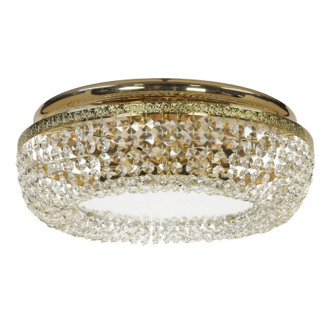 Потолочная люстра буше Arti Lampadari Favola E 1.4.45.501 G (220V, хрусталь, кольцо)