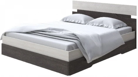 Без бренда Кровать Milton (ЛДСП Дуб Шамони светлый (124)/Дуб Кантербери) 90x190