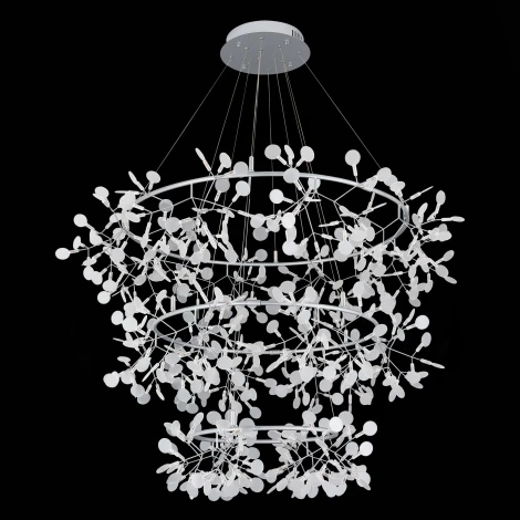 Подвесная люстра ST Luce Rafina SL379.103.486 (LED, 220V, на тросе, лепестки, кольцо)