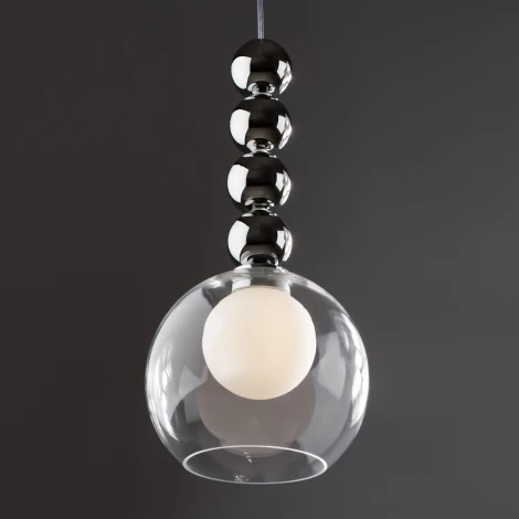Подвесной светильник Freya Focus FR5220PL-01CH3 (на проводе, шар, бусы)