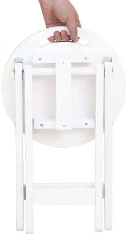 Табурет складной снег Mebelik арт.008422