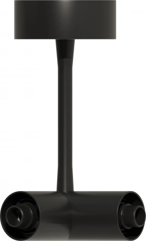 Потолочный токопроводящий угловой соединитель ST Luce Techno ST1602.439.00 Черный