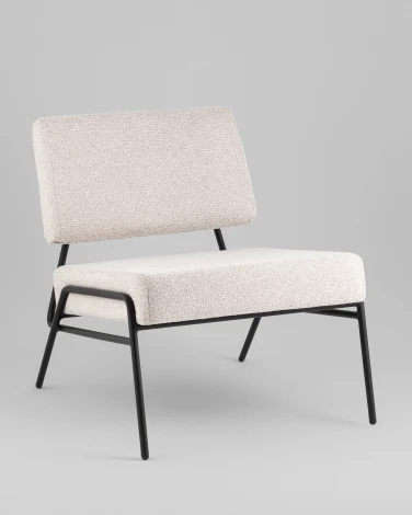 Кресло Теллинг шенилл серо-бежевый Stool Group УТ000041924