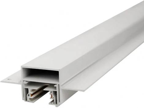Профиль ST Luce ST001.529.02 для монтажа однофазного шинопровода в ГКЛ потолок Однофазная трековая система