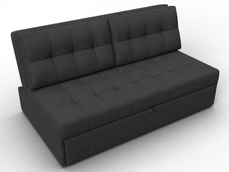 Диван прямой Лига-107 (160) (ЛДСП,Брус,Фанера,Замша/Коричневый) Лига Диванов 134938