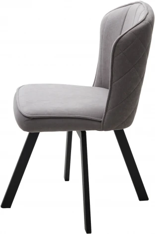 Стул MODE 360 град. поворот. B22 Серый, велюр / черный каркас, М-City