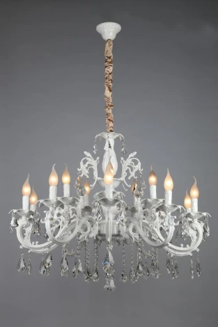 Подвесная люстра Omnilux Catanzaro OML-30807-15 (220V, на цепи, подсвечник, свеча)