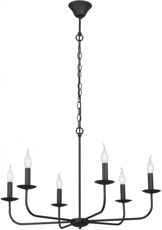 Подвесная люстра V3985-1/6 Vitaluce (220V, на цепи, свеча)