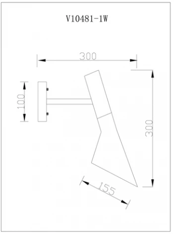 Бра Moderli Turin V10481-1W (220V)