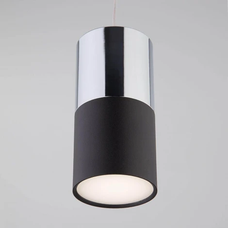Подвесной светильник Eurosvet Mini Topper 50146/1 хром/черный